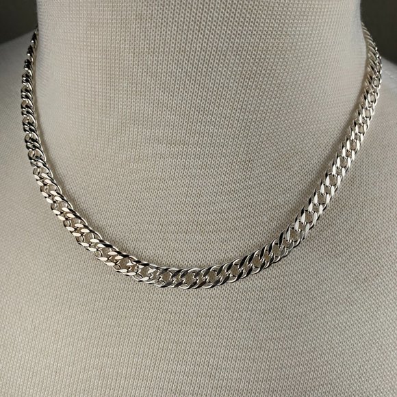 NEW 30.7 grams 18" Double Link Chain in Sterling Silver - Picture 2 of 3